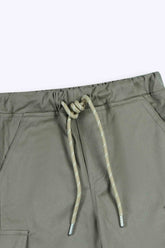 6 Pockets cotton Cargo Shorts gray